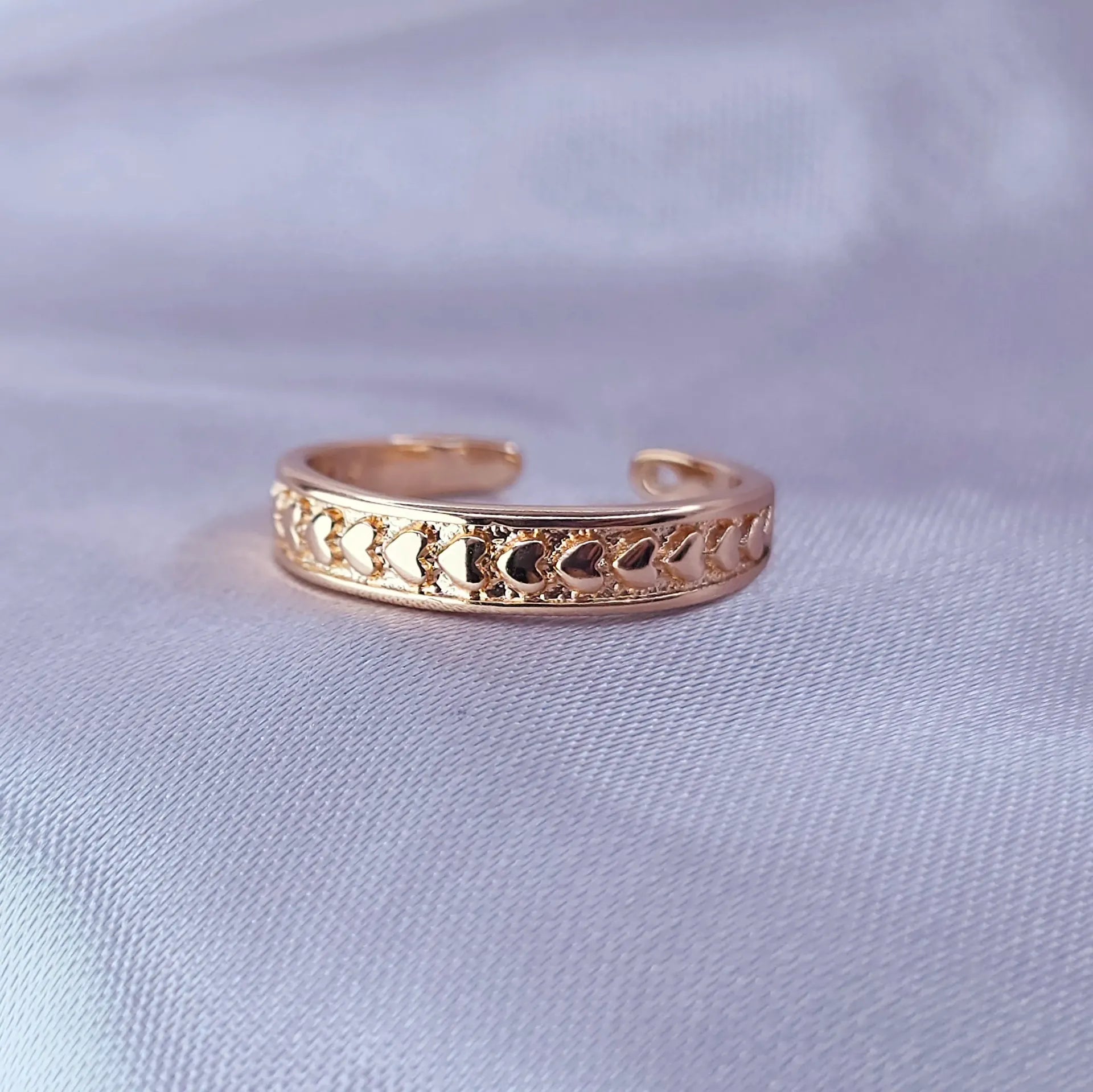 Anillo Amor con Corazones